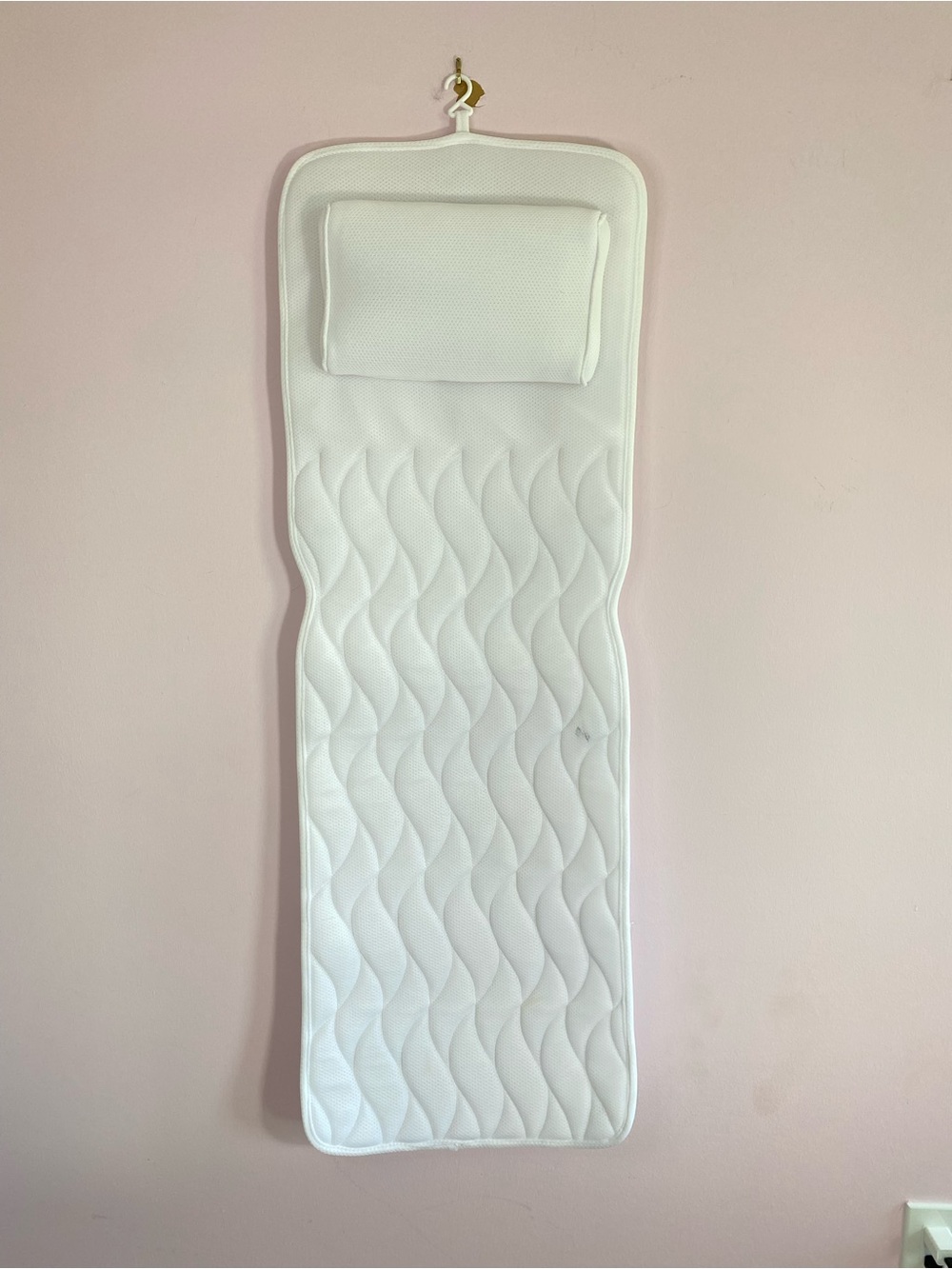 Full Body Bath Pillow with Lumbar Pillow Bathtub Cushion